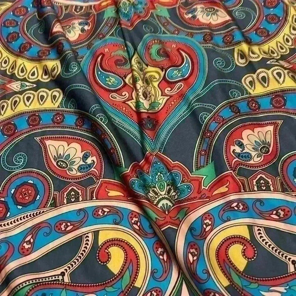 Flying Tomato Women’s Size S Halter Maxi Dress with Multicolored Paisley Print - Picture 4 of 9